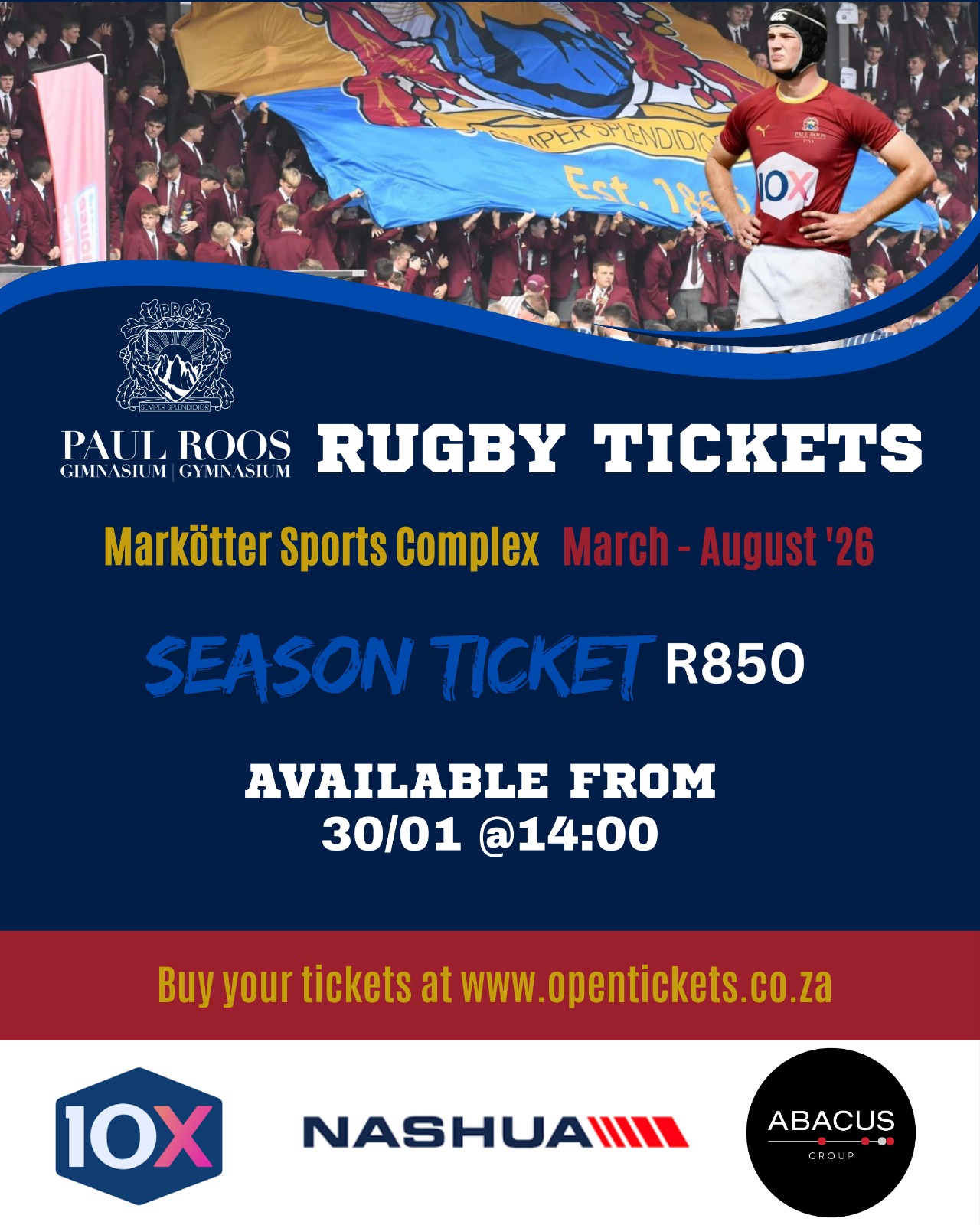 Rugby Mark tter Season Tickets Paul Roos Gimnasium Gymnasium rugby-mark-tter-season-tickets-paul-roos-gimnasium-gymnasium